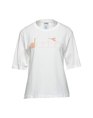 DIADORA T-shirt L. T-SHIRT SS URBANITY
 Avorio 100% Cotone organico