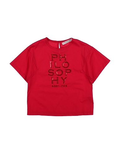 PHILOSOPHY di LORENZO SERAFINI Top Red 100% Cotton