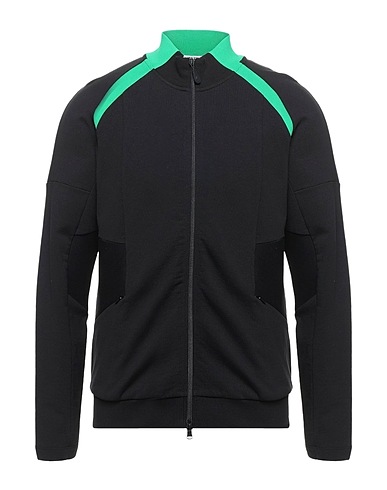BIKKEMBERGS Sweatshirt Black 100% Cotton, Elastane