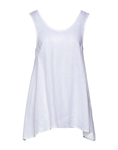 P.A.R.O.S.H. Top White 100% Linen