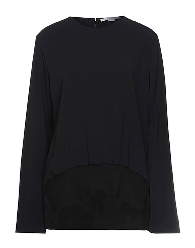 STELLA McCARTNEY Top Black 64% Viscose, 32% Acetate, 4% Elastane, Cotton