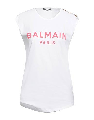 BALMAIN T-shirt White 100% Cotton