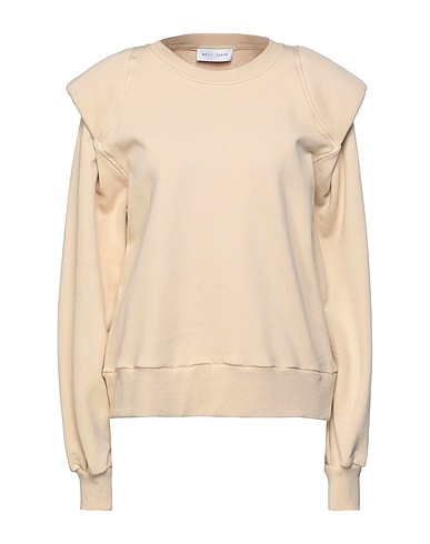 WEILI ZHENG Sweatshirt Beige 100% Cotton