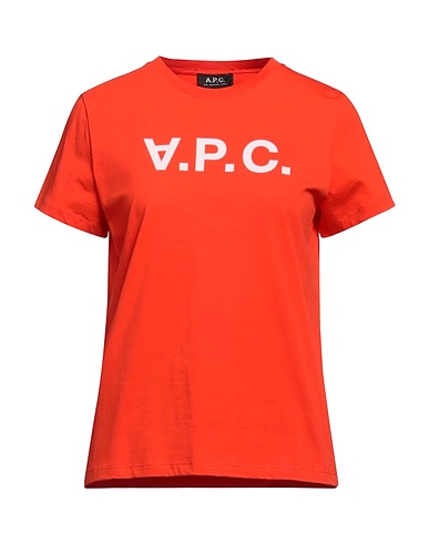 A.P.C. T-Shirt Orange 100% Baumwolle