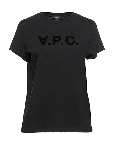 A.P.C. T-shirt Black 100% Cotton