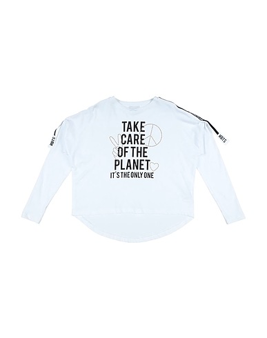 NEVERBETHESAME T-shirt Bianco 100% Cotone