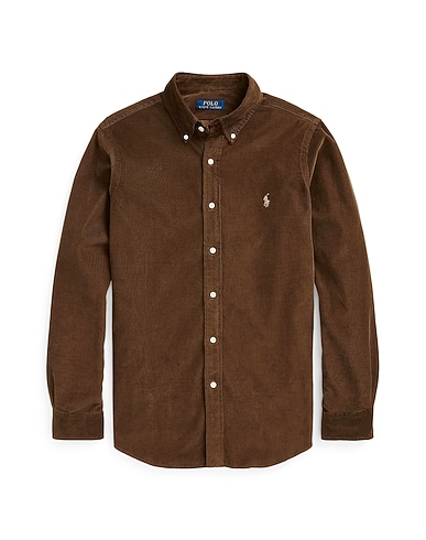 POLO RALPH LAUREN Solid color shirt SLIM FIT CORDUROY SHIRT
100% Cotton