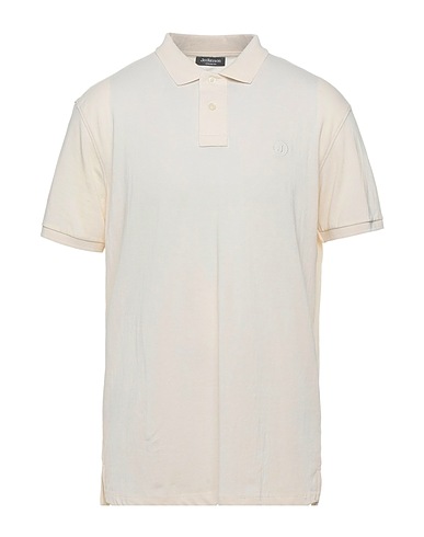 JECKERSON Polo shirt Ivory 90% Cotton, 10% Elastane