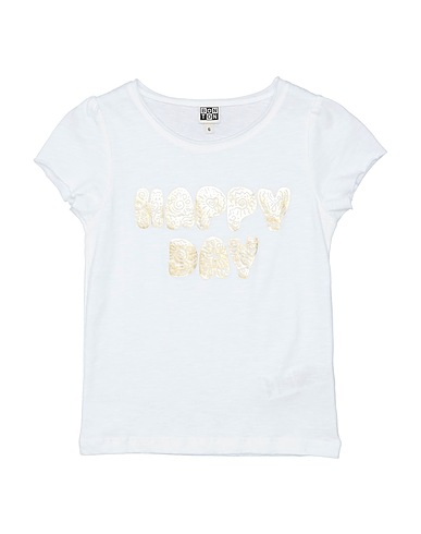 BONTON T-shirt Bianco 100% Cotone