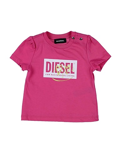 DIESEL T-shirt Fuchsia 100% Cotton