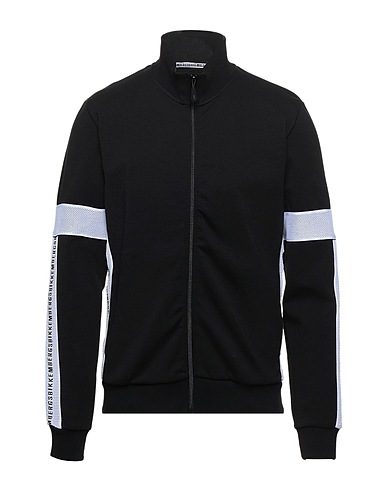 BIKKEMBERGS Sweatshirt Schwarz 70% Baumwolle, 30% Polyester