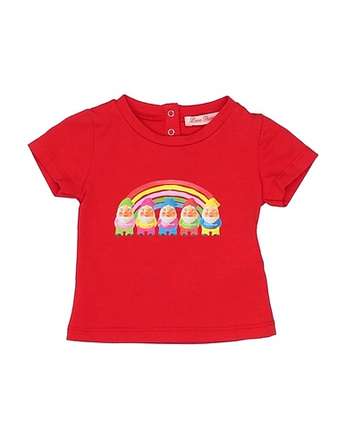 LOVE THERAPY T-shirt Red 94% Cotton, 6% Elastane