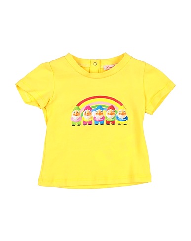LOVE THERAPY T-shirt Yellow 94% Cotton, 6% Elastane