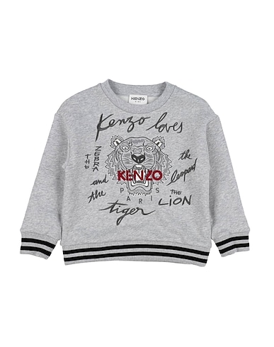 KENZO KIDS Sweatshirt Grey 85% Cotton, 15% Polyester, Elastane