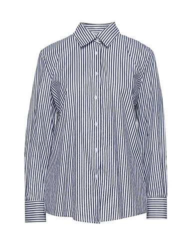 AGLINI Striped shirt Midnight blue 100% Cotton