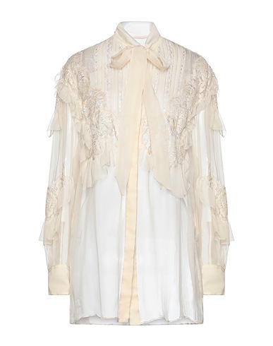 VALENTINO GARAVANI Lace shirts & blouses Sand 100% Silk