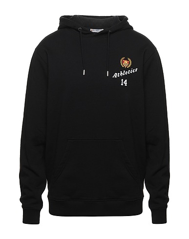 BEL-AIR ATHLETICS Hooded track jacket  Black 100% Cotton