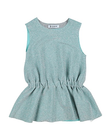 DONDUP Tank top Light green 80% Viscose, 12% Polyester, 7% Polyamide, 1% Elastane, Cotton