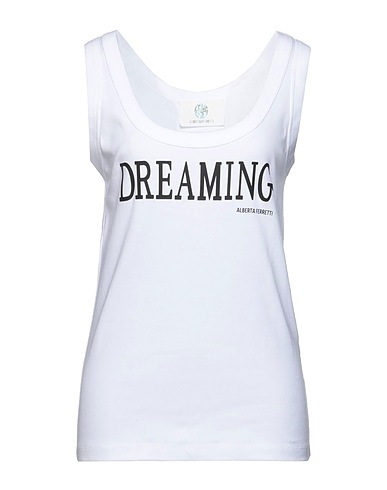ALBERTA FERRETTI Canotta Bianco 100% Cotone