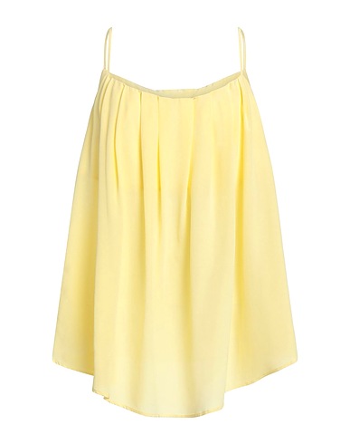 FEDERICA TOSI Silk top Pastel yellow 100% Silk