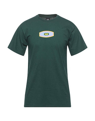 HUF T-shirt Dark green 100% Cotton