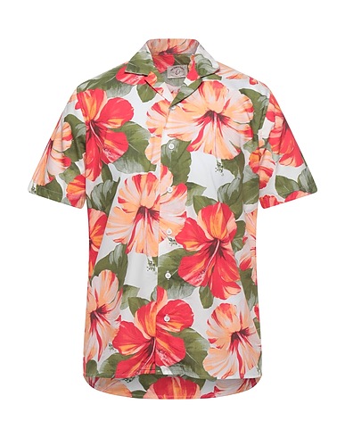 JAB POWER PUNCH Patterned shirt Red 100% Cotton