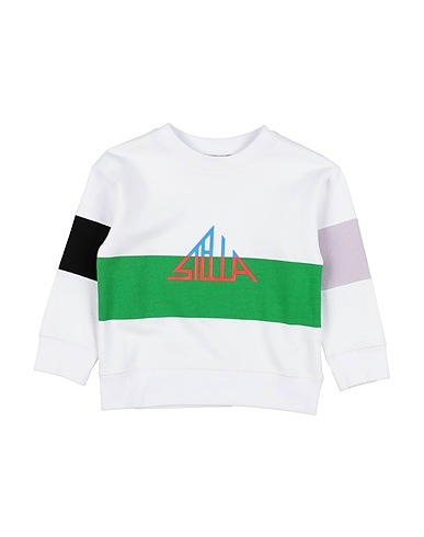STELLA McCARTNEY KIDS Sweatshirt White 100% Cotton, Elastane