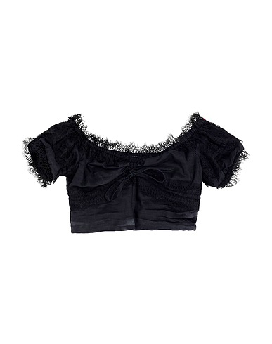 WANDERING Top Black 100% Ramie