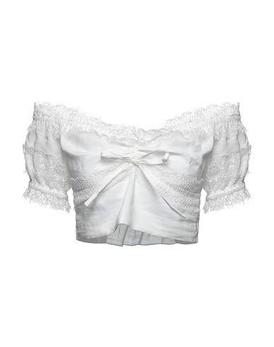 WANDERING Top White 100% Ramie