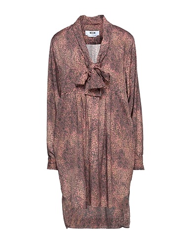 MSGM Vestito chemisier Rosa 100% Poliestere