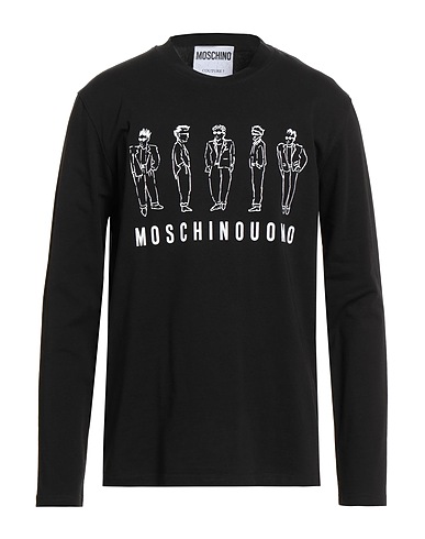 MOSCHINO Ｔシャツ ブラック コットン 100%