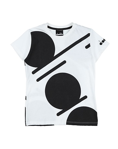 DIADORA T-shirt Bianco 100% Cotone