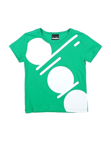 DIADORA T-shirt Verde 100% Cotone