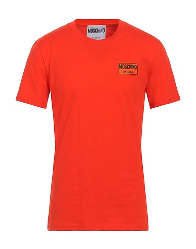 MOSCHINO T-shirt Tomato red 100% Cotton