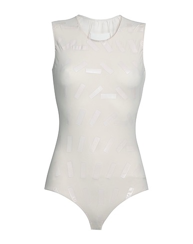 MAISON MARGIELA TOPS & TEES Beige 73% Polyamide, 27% Elastane