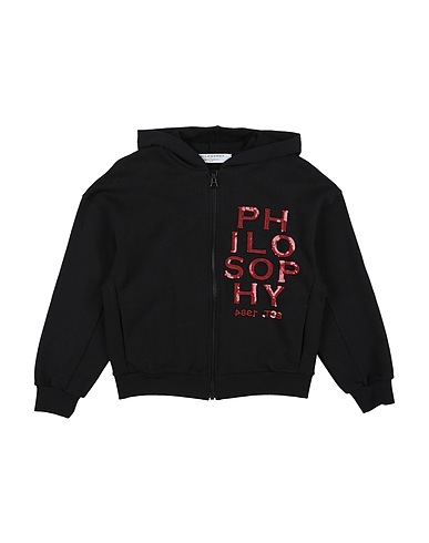 PHILOSOPHY di LORENZO SERAFINI Sweatshirt Black 100% Cotton