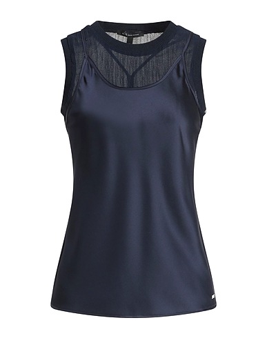 ARMANI EXCHANGE Top Blu 100% Poliestere