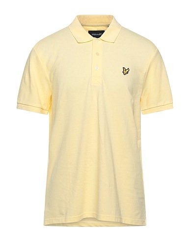 LYLE & SCOTT Poloshirt Pastellgelb 98% Organische Baumwolle, 2% Elastan