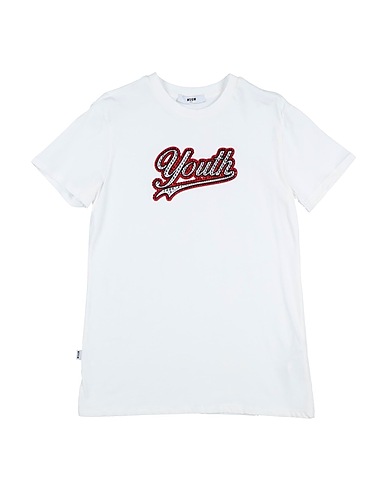 MSGM T-shirt White 100% Cotton