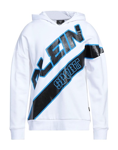 PLEIN SPORT Hoodie Weiß 52% Baumwolle, 48% Polyester