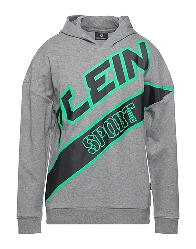 PLEIN SPORT Hoodie Grau 52% Baumwolle, 48% Polyester