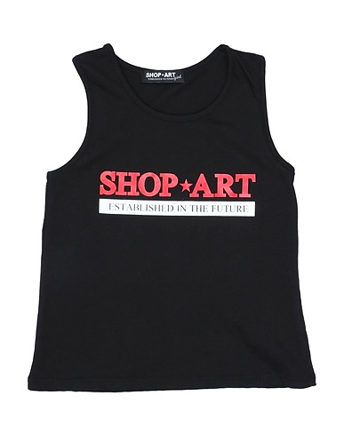 SHOPART T-shirt Black 100% Cotton