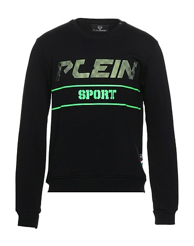 PLEIN SPORT Sweatshirt Black 100% Cotton