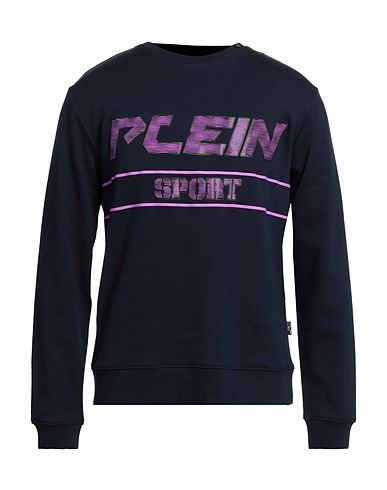 PLEIN SPORT Felpa Blu notte 100% Cotone
