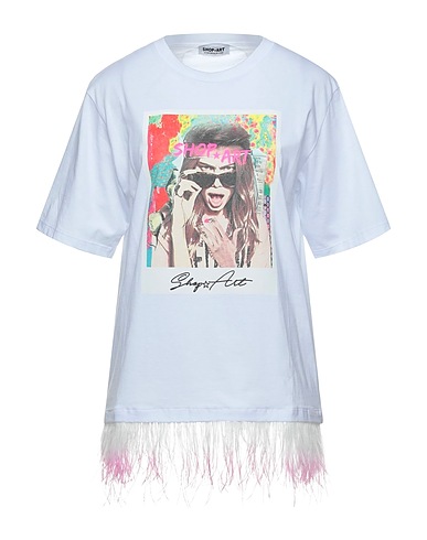 SHOPART T-shirt White 100% Cotton