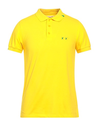 PROJECT E Poloshirt Gelb 100% Baumwolle