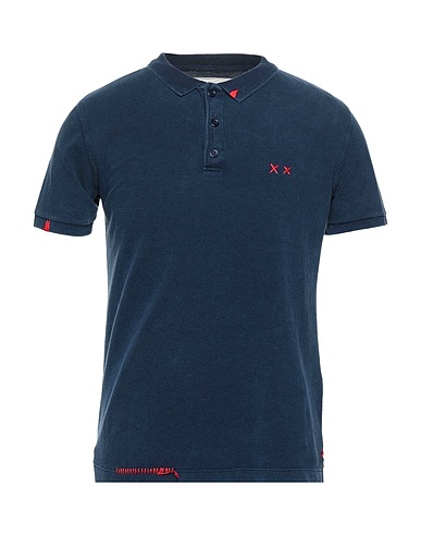 PROJECT E Polo Blu notte 100% Cotone