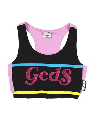 GCDS MINI Canotta Nero 90% Cotone, 10% Lycra®