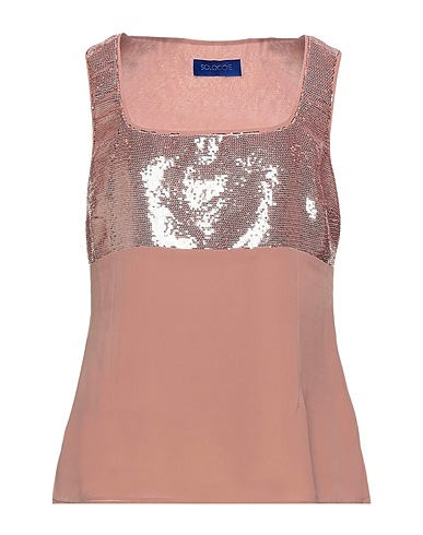 SOLOGIOIE Top Antique rose 100% Polyester