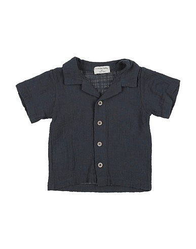 1 + IN THE FAMILY Solid colour shirt Lead 100% Cotton
